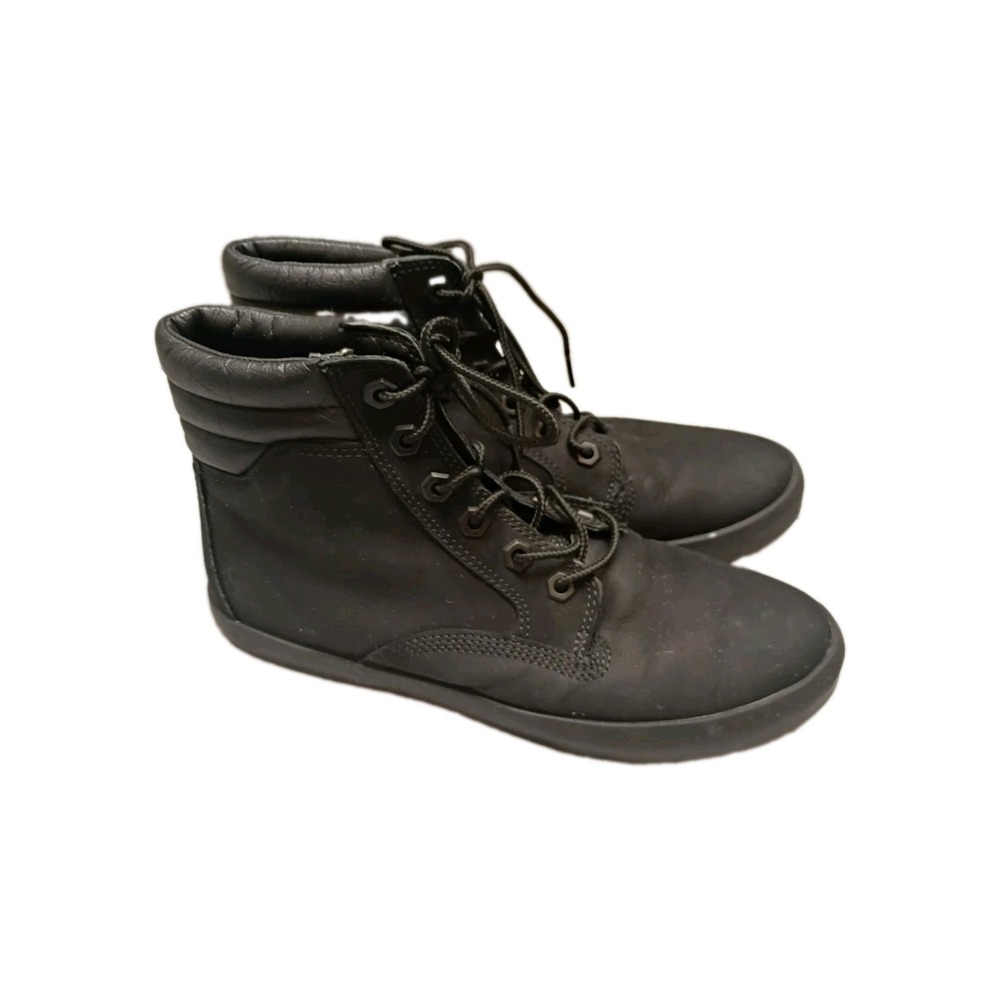 Timberland Black Nubuck Ankle Boots Lace Up Mens 6.5 A1KLO A34118